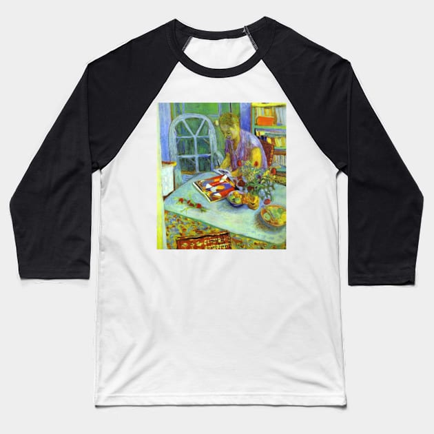 a woman in a room 1925 - Pierre Bonnard Baseball T-Shirt by Kollagio